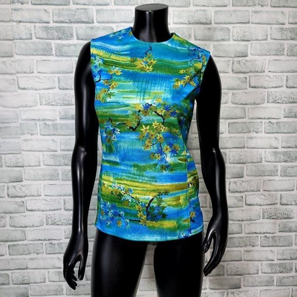 Vintage 70s‎ Suits Galore Womens S/M Polyester Jacket & Tank Set Leisure Suit - Picture 3 of 15